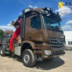 Timber truck Mercedes-Benz Arocs 3351/6×6/Palfinger Epolsion S260/Langholz Mercedes Timber truck 2021