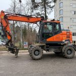 Wheel excavator Doosan DX165W-5 Wheeled excavator (VIDEO) DOOSAN Wheel excavator 2018